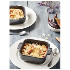 Plat De Cuisson*PEUGEOT Plat à Four Carré en Céramique Appolia 18 cm Rouge