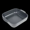 Plat De Cuisson*PEUGEOT Plat à Four Carré en Céramique Appolia 28 cm Ardoise