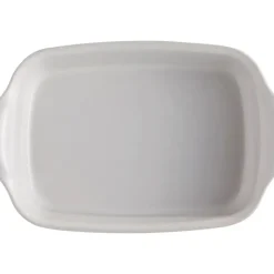 Plat De Cuisson*EMILE HENRY Plat à Four Individuel en Céramique Farine 22 x 14,5 cm