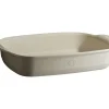 Plat De Cuisson*EMILE HENRY Plat à Four Rectangulaire en Céramique 42,5 x 28 cm Argile