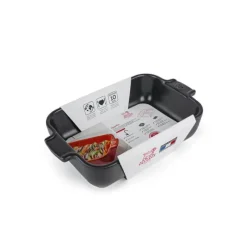 Plat De Cuisson*PEUGEOT Plat à Four Rectangulaire en Céramique Appolia 22 cm Ardoise