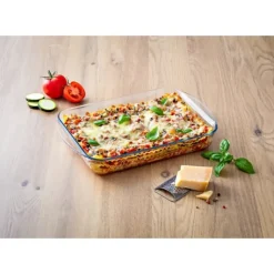 Plat De Cuisson*PYREX Plat à Lasagnes Rectangulaire en Verre 40 x 27 cm 3,7 L Essentials