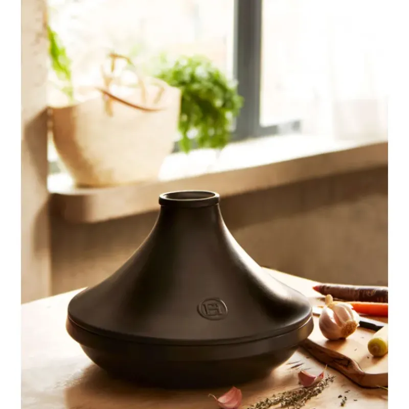 Tajines*EMILE HENRY Plat à Tajine en Céramique 27,5 cm Ardoise Delight