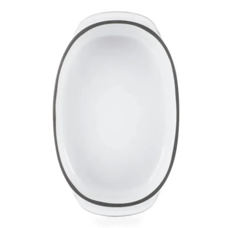 Plat De Cuisson*REVOL Plat Oblong Blanc Cumulus 19 x 13 cm Caractère Culinaire