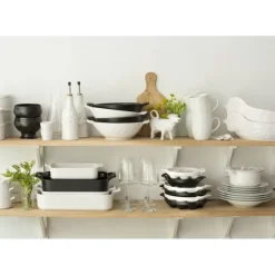 Plat De Cuisson*REVOL Plat Rectangulaire Blanc 34x25 cm Belle Cuisine