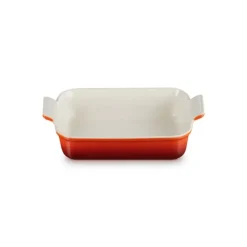 Plat De Cuisson*LE CREUSET Plat Rectangulaire Céramique 26 cm Cerise