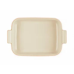 Plat De Cuisson*LE CREUSET Plat Rectangulaire Héritage en Céramique 19 cm Volcanique Tradition