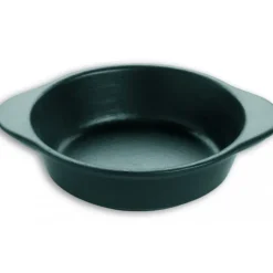 Plat De Cuisson*MATFER Plat Rond Creux Ø 15 cm Noir en Fonte émaillée