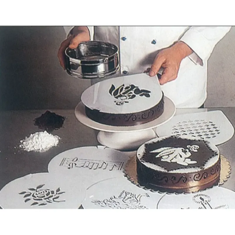 Ustensiles Décor Gâteau*CUISINEADDICT Pochoir Flocon de neige pour Gâteaux