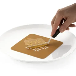 Ustensiles Décor Gâteau*SILIKOMART Pochoir Silicone Sakura Ø 10 x H 0,1 cm (x2)