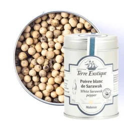 Poivre*TERRE EXOTIQUE Poivre Blanc de Sarawak 80 g