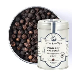 Poivre*TERRE EXOTIQUE Poivre Noir de Sarawak 70 g