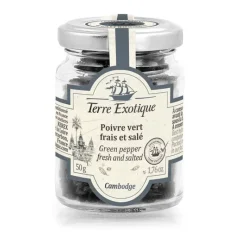 Poivre*TERRE EXOTIQUE Poivre Vert Frais et Salé 50 g
