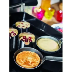 Poêles*DE BUYER Poêle à Blinis Tôle Bleue Ø 12 cm Blue Carbon