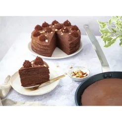 Poêles*DE BUYER Poêle à Crêpes Anti Adhésive Ø 26 cm Choc Intense