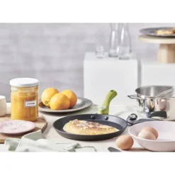 Poêles*DE BUYER Poêle à Crêpes Anti Adhésive Ø 26 cm Choc Intense Amovible