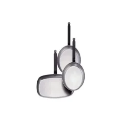 Poêles*DE BUYER Poêle à Poisson Carbone Plus 40 cm, Ovale, , Tôle Acier