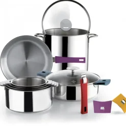 Poêles*CRISTEL Poêle Mutine Ø 20 cm Manche Amovible Anti-Adhésive Inox