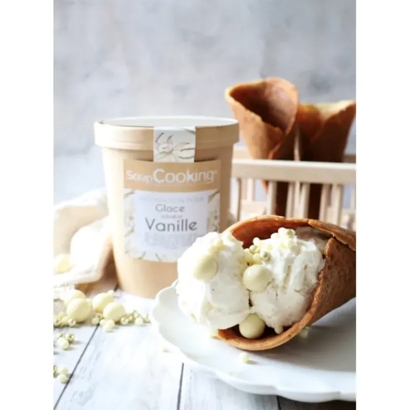 Préparation Pâtisserie*SCRAPCOOKING Pot de Préparation pour Glace Vanille 145 g