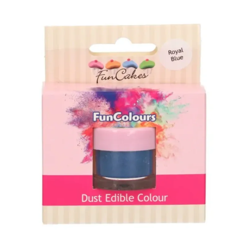 Colorants Alimentaires*FUNCAKES Poudre comestible Bleu royal 2 g