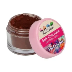 Colorants Alimentaires*FUNCAKES Poudre comestible Chocolat noir 1,5 g