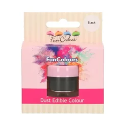 Colorants Alimentaires*FUNCAKES Poudre comestible Noir 1,5 g