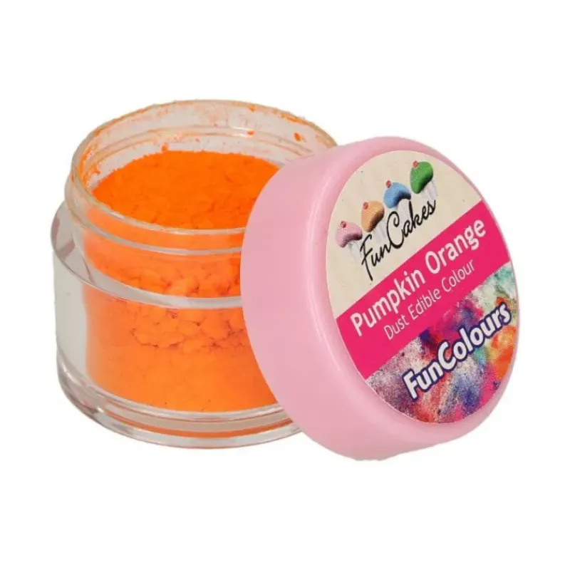 Colorants Alimentaires*FUNCAKES Poudre comestible Orange citrouille 1,5 g