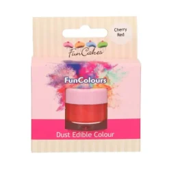 Colorants Alimentaires*FUNCAKES Poudre comestible Rouge cerise 2,5 g