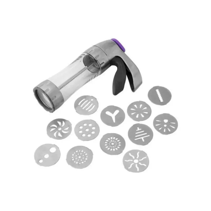 Ustensiles Pâtisserie*WILTON Presse à Biscuits en Métal +12 disques