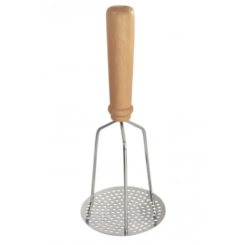 Presse Purée Et Moulin Légumes*La Bonne Graine Presse Purée (Pilon tamiseur) manche bois