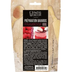 Préparation Pâtisserie*PATISDECOR Préparation Bavarois Framboise 100 g Patisdécor