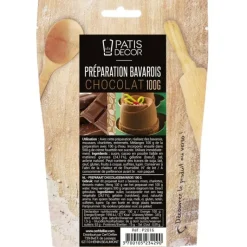 Préparation Pâtisserie*PATISDECOR Préparation Bavarois Gel Chocolat 100 g Patisdécor