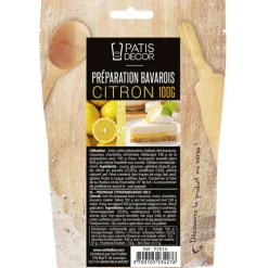 Préparation Pâtisserie*PATISDECOR Préparation Bavarois Gel Citron 100 g Patisdécor