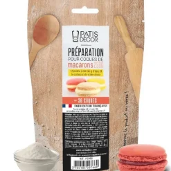 Préparation Pâtisserie*PATISDECOR Préparation pour Coques de Macarons 250 g Patisdécor