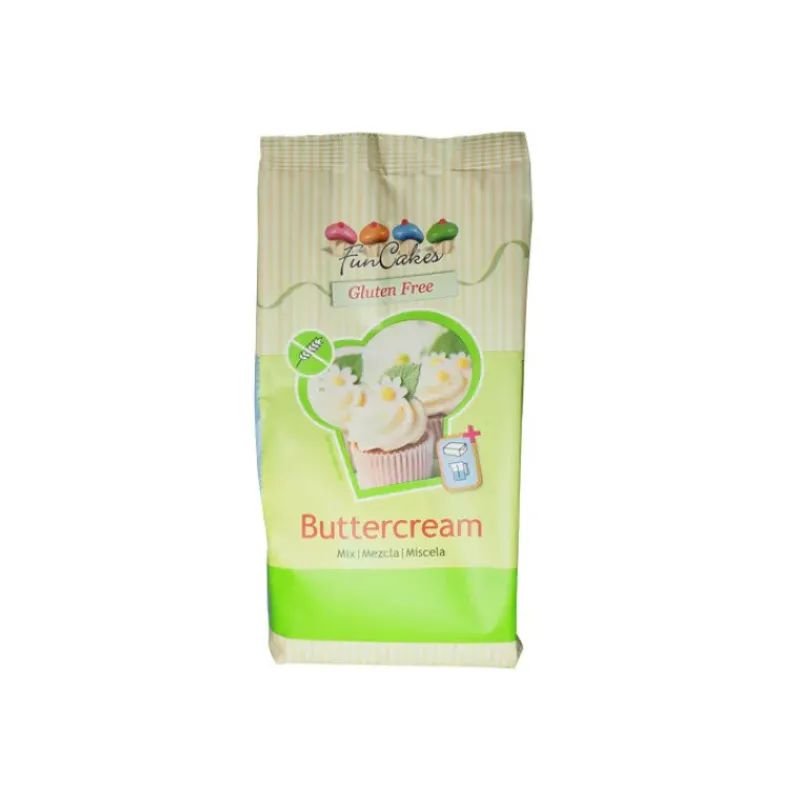 Produits Sans Gluten|Préparation Pâtisserie*FUNCAKES Préparation pour Crème au Beurre Sans Gluten 500 g