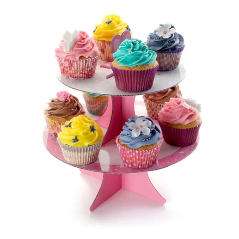 Présentoirs Pour Gâteaux*IBILI Présentoir à Cupcakes Carton Ø 25 cm x H 26 cm