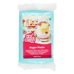 Pâte À Sucre*FUNCAKES Pâte à Sucre Bleu Layette 250g