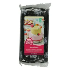 Pâte À Sucre*FUNCAKES Pâte à Sucre Noir Corbeau 1 kg