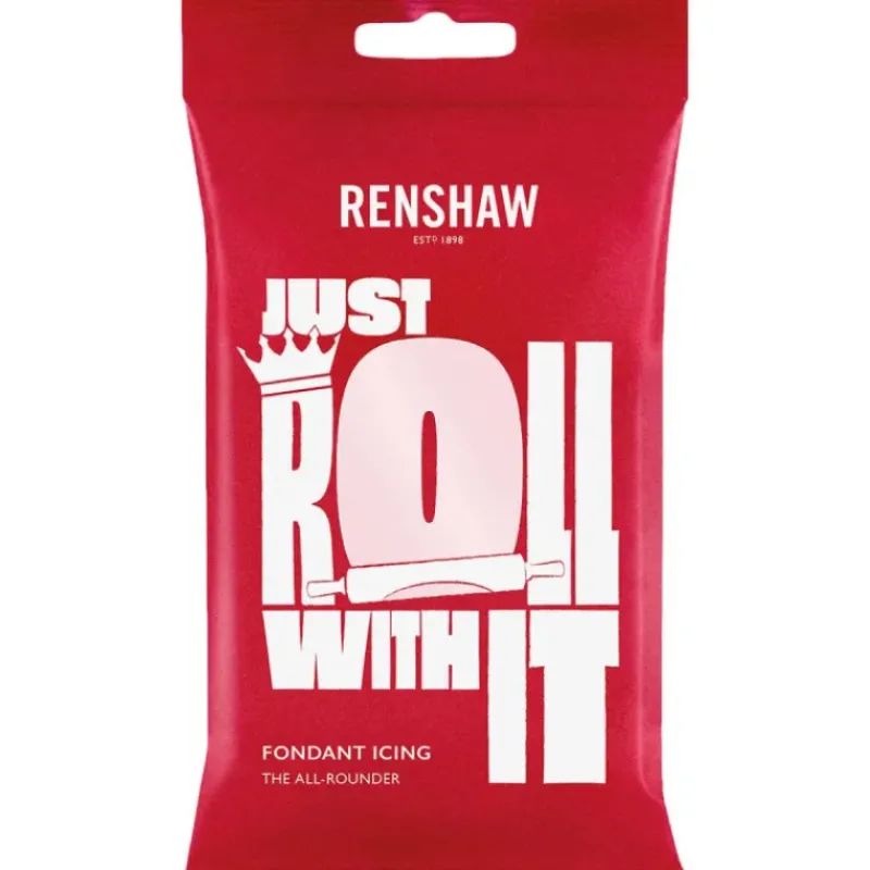 Pâte À Sucre*RENSHAW Pâte à Sucre Pro Baby Pink 250g