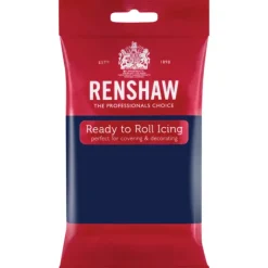 Pâte À Sucre*RENSHAW Pâte à Sucre Pro Bleu Navy 250g