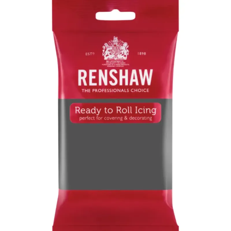 Pâte À Sucre*RENSHAW Pâte à Sucre Pro Gris 250g