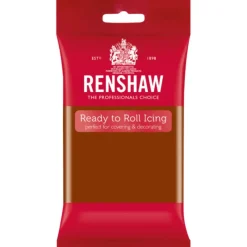 Pâte À Sucre*RENSHAW Pâte à Sucre Pro Marron Foncé 250g