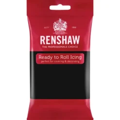 Pâte À Sucre*RENSHAW Pâte à Sucre Pro Noir 250g