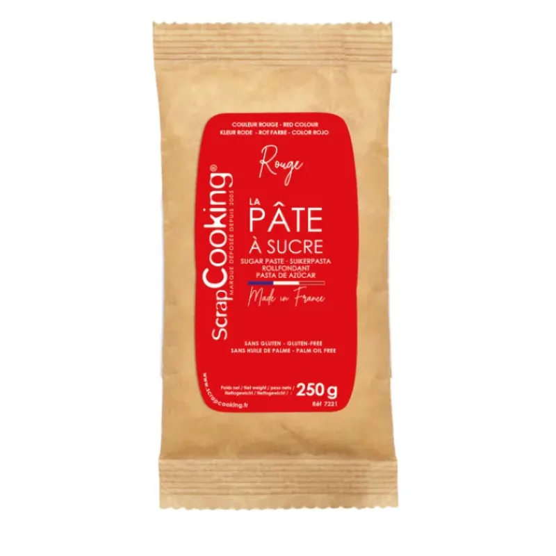 Pâte À Sucre*SCRAPCOOKING Pâte à Sucre Rouge 250 g