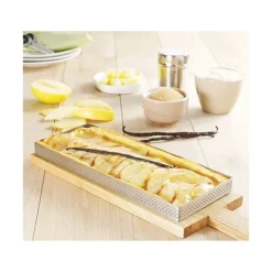 Cercle À Patisserie*DE BUYER Rectangle perforé 28 x 11 cm de L'école Valrhona par