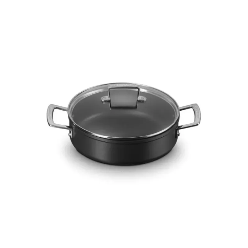 Casseroles*LE CREUSET Rondeau avec Couvercle 24 cm Anti-Adhérent Les Forgées