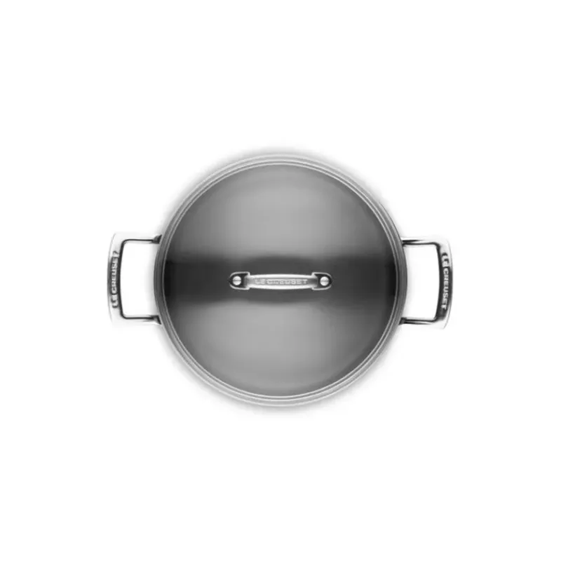 Casseroles*LE CREUSET Rondeau avec Couvercle 24 cm Anti-Adhérent Les Forgées