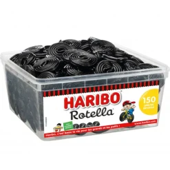 Confiserie*HARIBO Rotella x 150 - Boîte Rouleau Réglisse