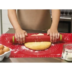 Ustensiles Pâtisserie*MASTRAD Rouleau à Pâtisserie ajustable rouge 41 cm