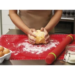 Ustensiles Pâtisserie*MASTRAD Rouleau à Pâtisserie ajustable rouge 41 cm